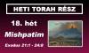 18. hét - Mishpatim