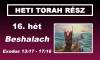 16. hét - Beshalach