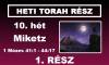 10. hét - Miketz